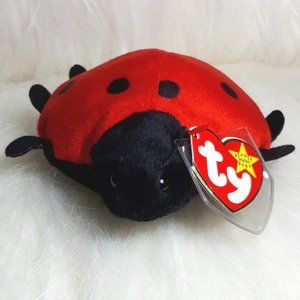 "Ty Beanie Baby" Lucky the Ladybug 1995. Rare NWT